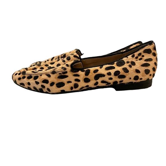 Me Too Aterra Leopard Cheetah Calf Hair Loafers - Picture 2 of 6